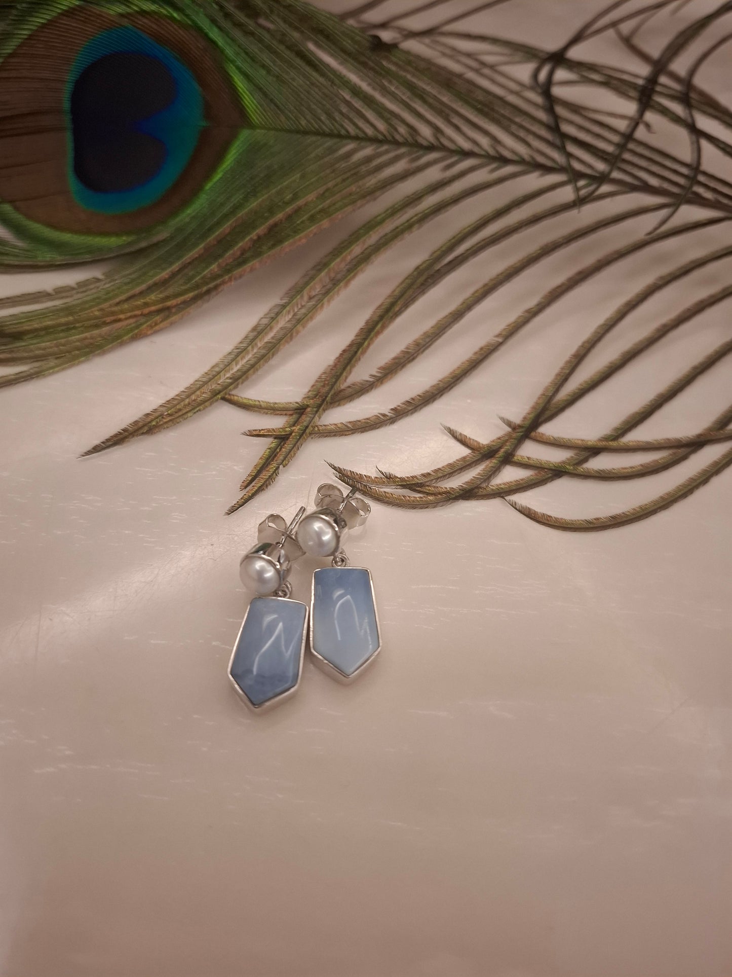 Silver Crystal Earrings