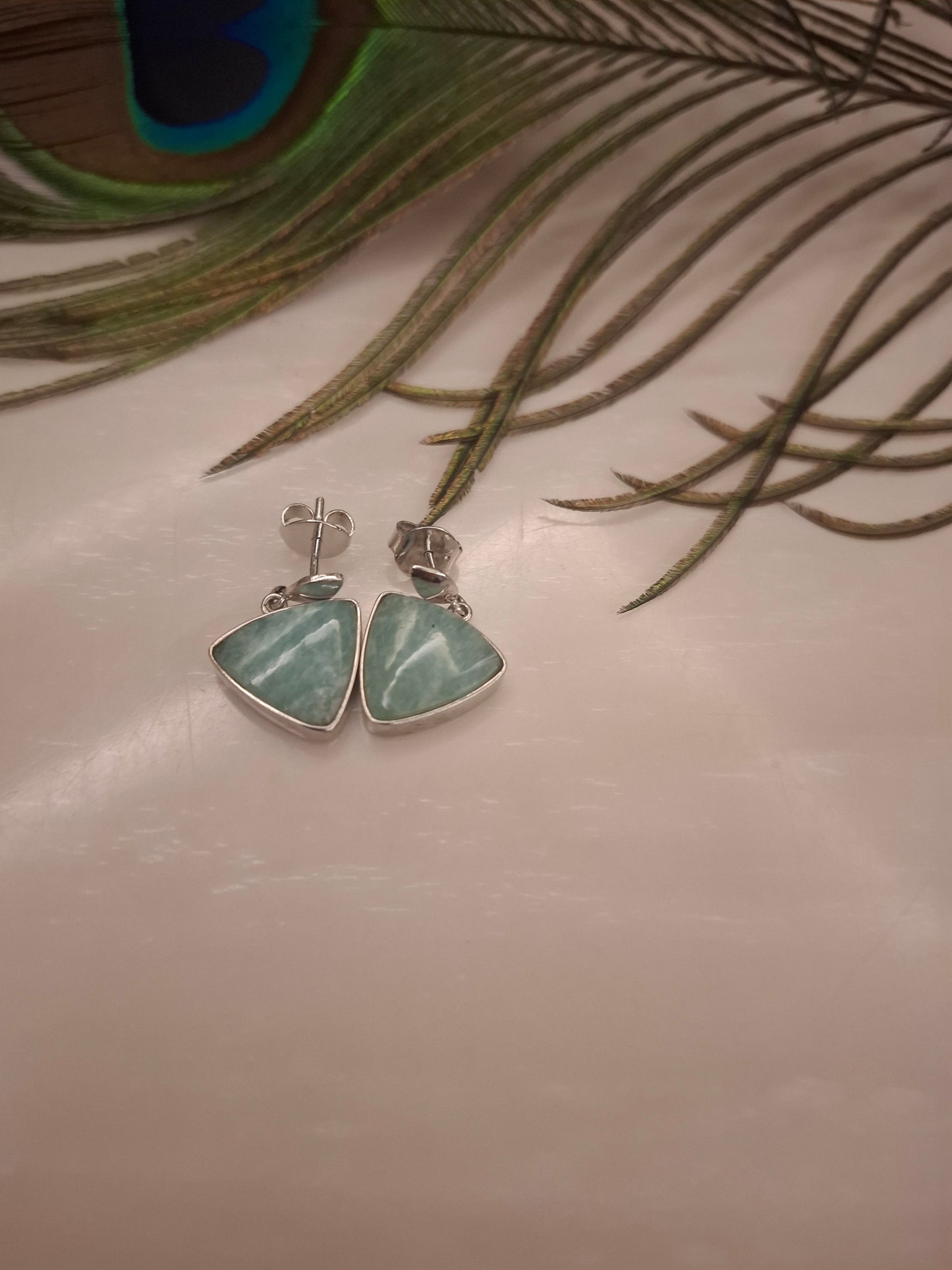 Silver Crystal Earrings