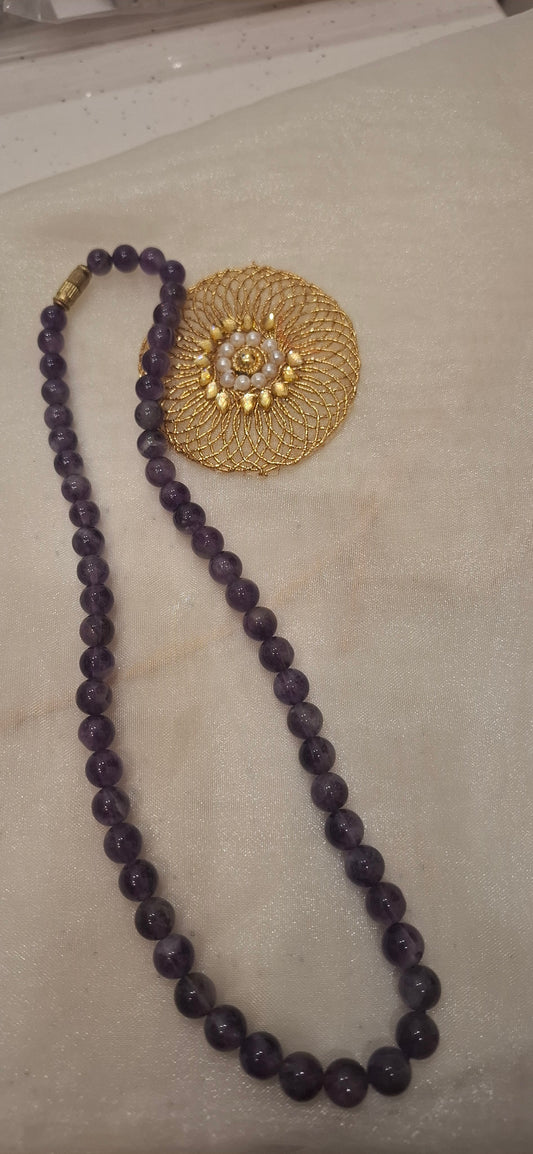 Amethyst Maala 100 original(20inch)