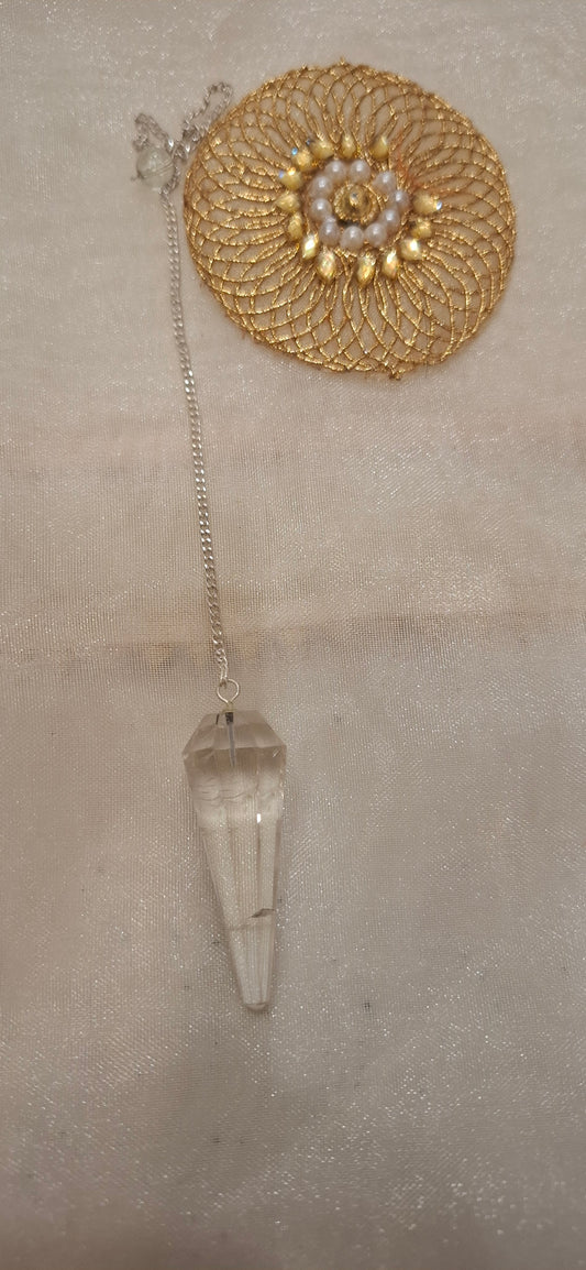 Clear Quartz Dowsing Pendulum