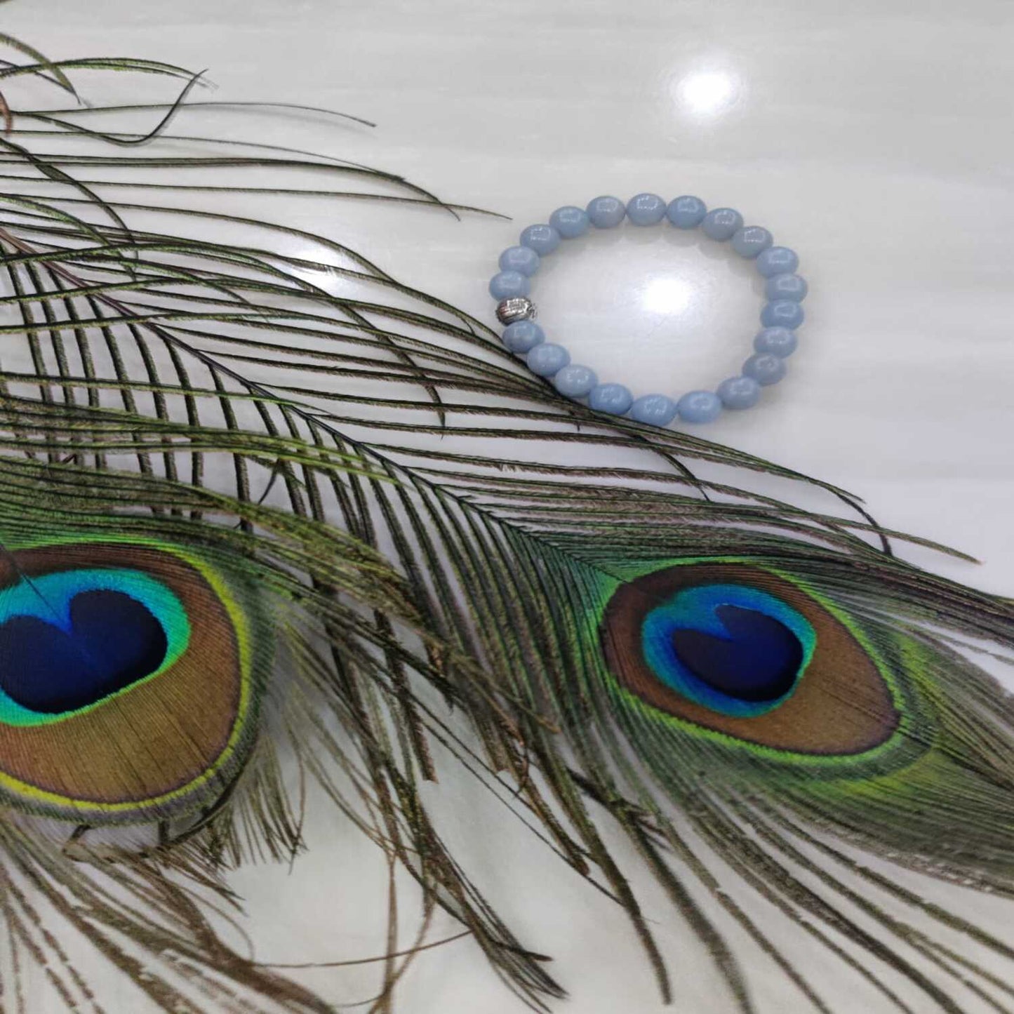 Angelite Bracelet 8mm(100%original)