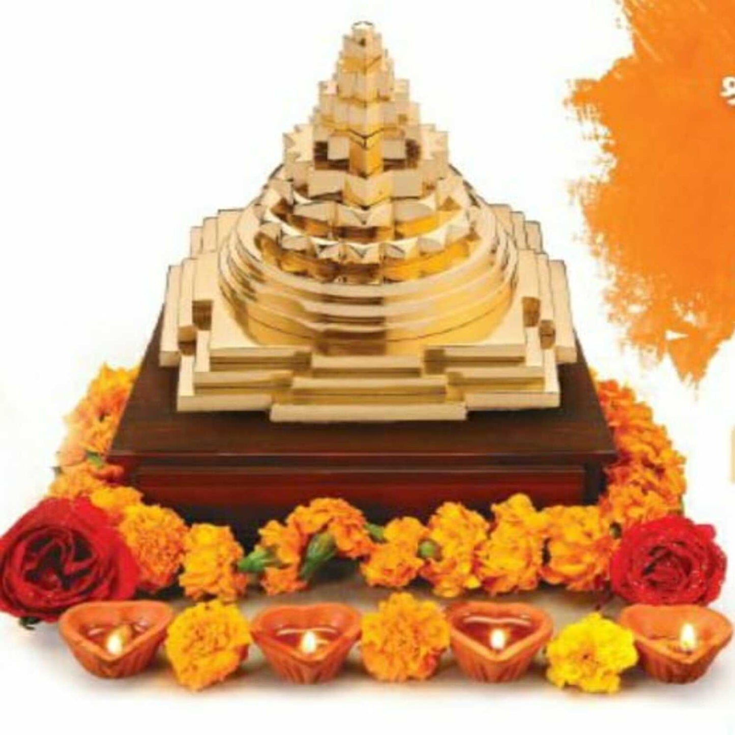 Shree yantra (Gold Plated)