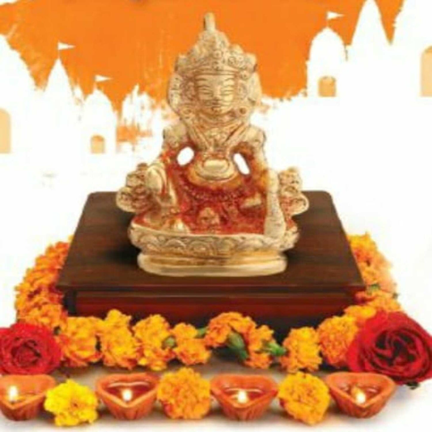 Gold Plated Kuber idol