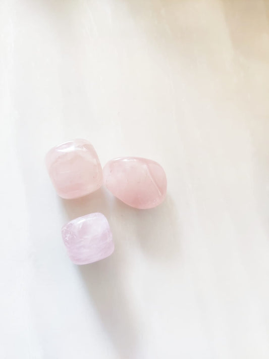 Rose Quartz Tumbles(3 Tumbles)