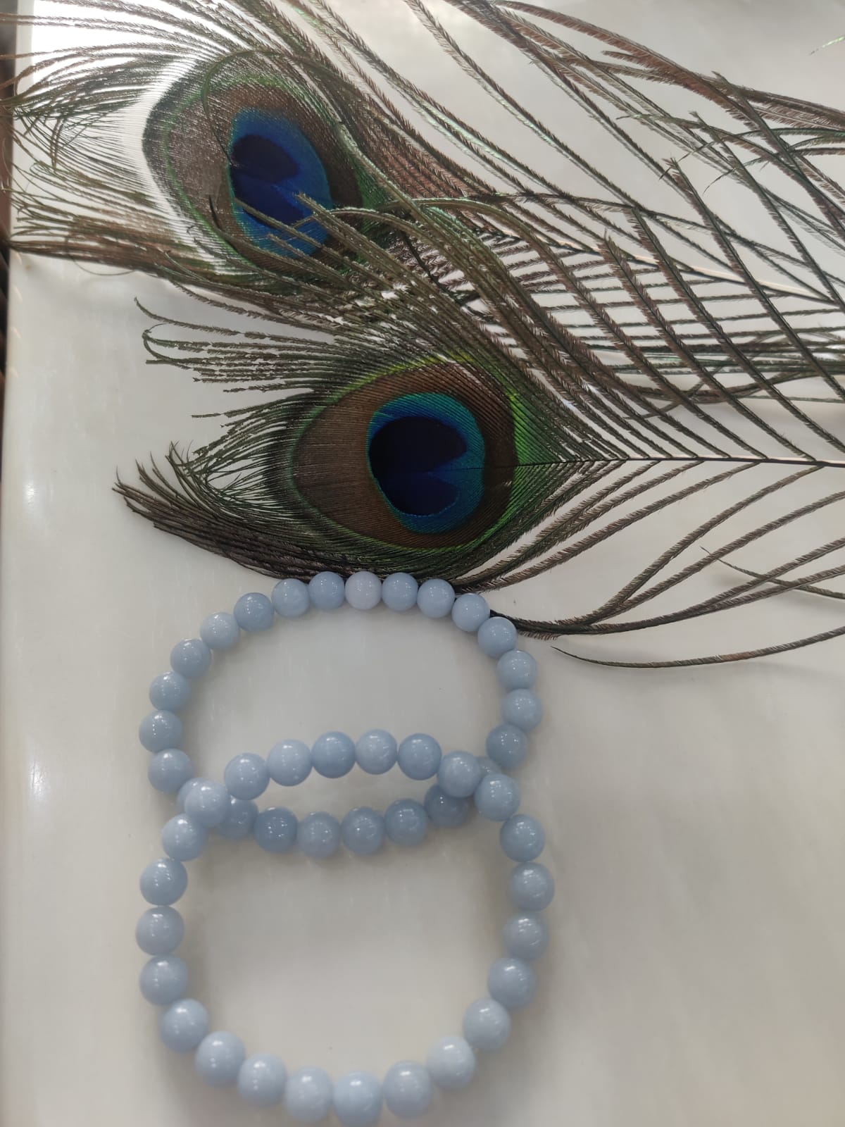 Angelite Bracelet 8mm(100%original)