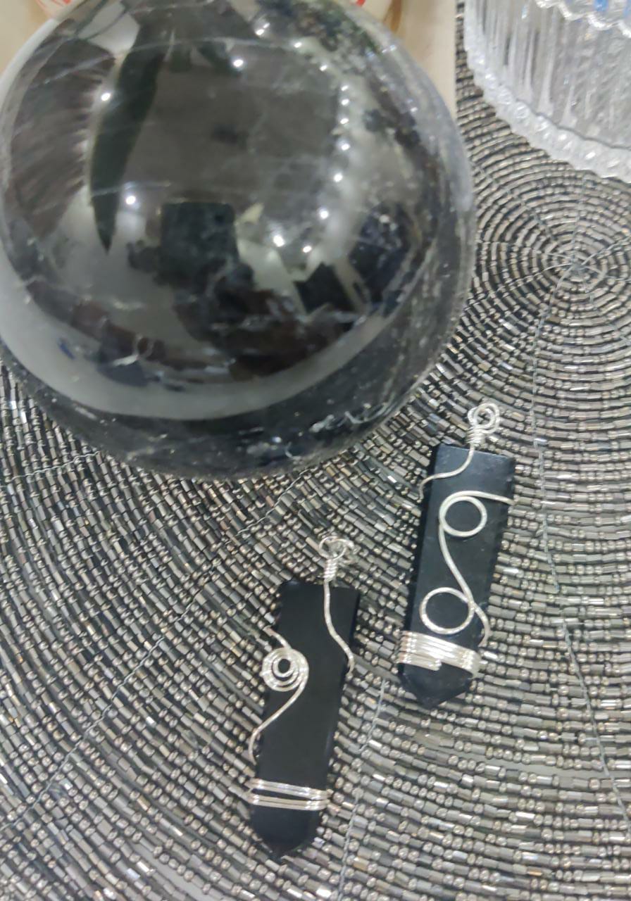 Black Tourmaline Pendent