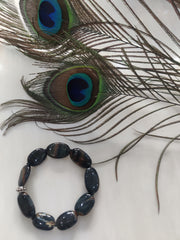 Hawks Eye Bracelet (tumble Beads)