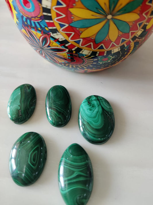 Melachite Palm Stones (Original)