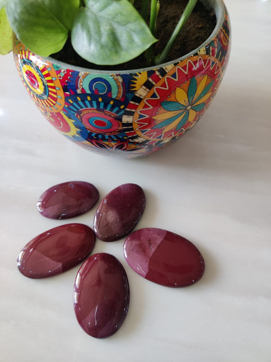 Red Jasper palm Stones (original)