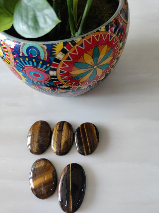 Tiger Eye Palm Stones (original)
