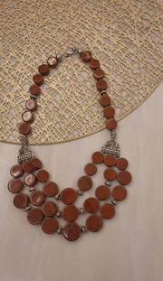 Red Jasper Neckpiece (3layer23 inch)